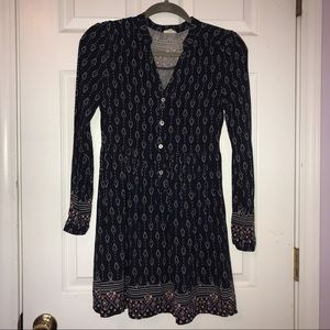 En Creme Long Sleeve Dress